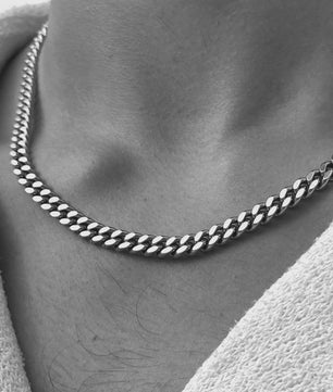 Vnox RVS Kubaanse Ketting voor Heren & Dames - 3/5/7/9mm Breed, Waterdicht & Hypoallergeen