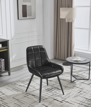 Set van 2 Ergonomische Velvet Eetkamerstoelen - Scandinavisch Design