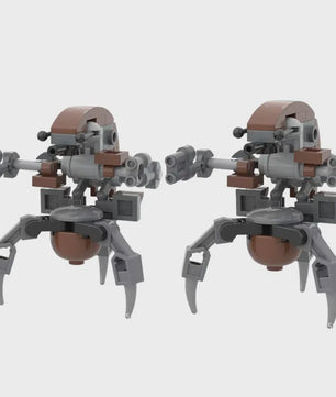 10x Bouwstenen Droideka Destroyer Droids - Star Wars Clone Robot Speelgoed