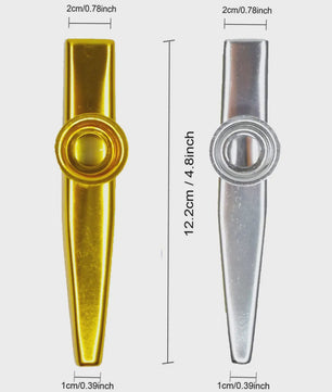 Miwayer Kazoo Set: 7 Kleuren Muziek Kazoo met Extra Membranen - Leer Snel Muziek Maken