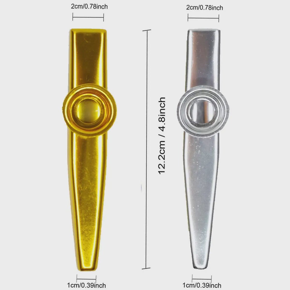 Miwayer Kazoo Set: 7 Kleuren Muziek Kazoo met Extra Membranen - Leer Snel Muziek Maken