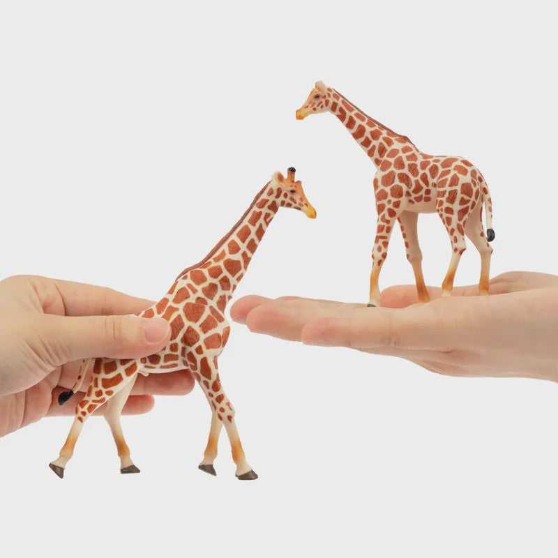 Set van 4 Realistische Giraffe Figuren - Speelgoed Dieren voor Kinderen