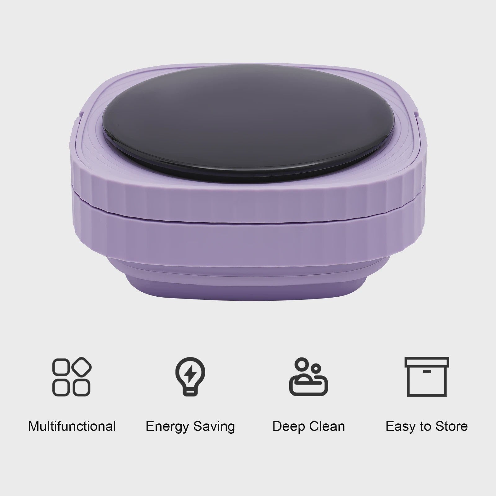 Opvouwbare Mini Wasmachine - Draagbare Compacte Washer met 3 standen voor Ondergoed, Babykleding & Reizen