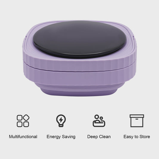 Opvouwbare Mini Wasmachine - Draagbare Compacte Washer met 3 standen voor Ondergoed, Babykleding & Reizen