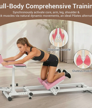 Verstelbare Core Trainer & Abdominal Workout Machine voor Thuis Fitness