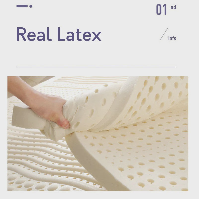100% Natuurlijk Latex Matras Topper uit Thailand - Antibacterieel & Anti-Mijt