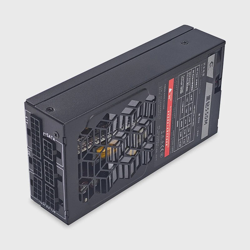 METALFISH Flex 500W/600W 80 PLUS Gold Modulaire Voeding voor Mini-ITX PC, NAS, GPU Dock