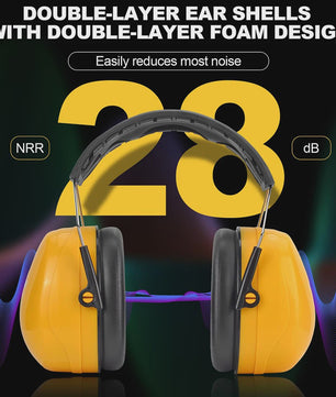 HOCAZOR Gehoorbescherming Oorkappen - NRR 28dB