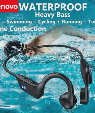 Lenovo X7 Bone Conduction Oordopjes: Draadloos, Sport, Zwemmen, Bluetooth 5.2 met Microfoon