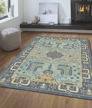 VIKAMA Retro Vloerkleed - Perzisch, Marokkaans & Turks Design voor Woonkamer, Slaapkamer & Zithoek