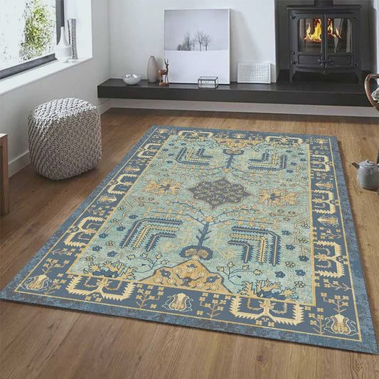 VIKAMA Retro Vloerkleed - Perzisch, Marokkaans & Turks Design voor Woonkamer, Slaapkamer & Zithoek