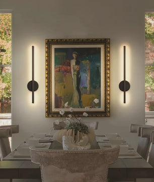 Draadloze Wandlamp Zwart/Goud - Magnetisch Oplaadbaar & Dimbaar