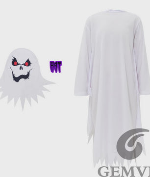 Spook Kostuum Kinderen - Eng Spook Halloween Verkleedpak met Masker