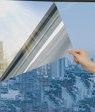 Privacy Raamfolie Spiegel Effect - Zonwerend, Warmte- en UV-bescherming