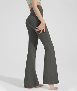 Naked Hoge Taille Bell Bottom Broek - Taille Corrigerend & Heupliftend voor Yoga & Fitness