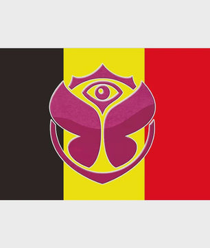 Tomorrowland Vlag 90x150cm - Duitsland, Mexico, België, Spanje - 100D Polyester