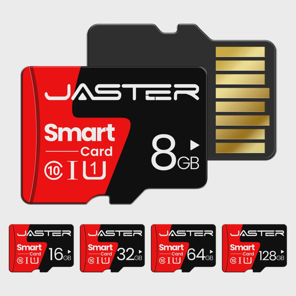 JASTER Class 10 Micro SD Kaart 8GB - 128GB | TF Kaart voor Telefoon, Camera, Computer