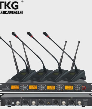 TKG UR4000C UHF Draadloos Microfoon Systeem voor Vergaderingen en Conferenties