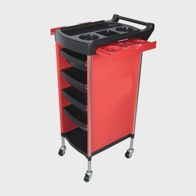 Professionele Kapsalon Trolley met 6 Lades - Grote Capaciteit & Mobiel