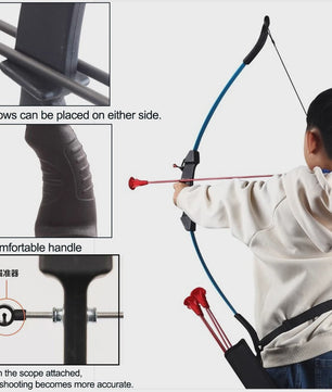 Kinder Recurve Boog en Zuignap Pijl Set - Junior Boogschieten Training 15-18lbs 42 inch