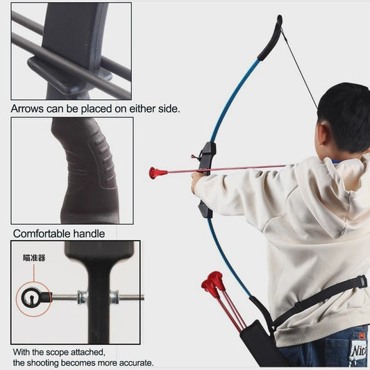 Kinder Recurve Boog en Zuignap Pijl Set - Junior Boogschieten Training 15-18lbs 42 inch