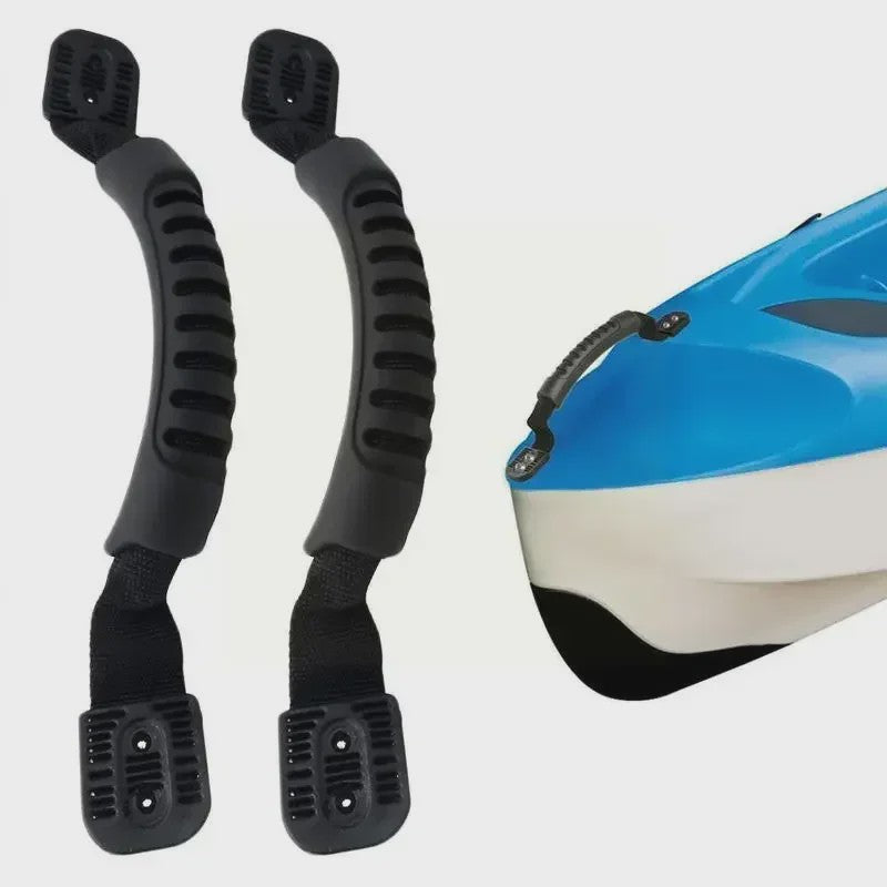 Zwarte Rubber Draaghendel voor Kajak & Kano - 29.5cm, Antislip Grip