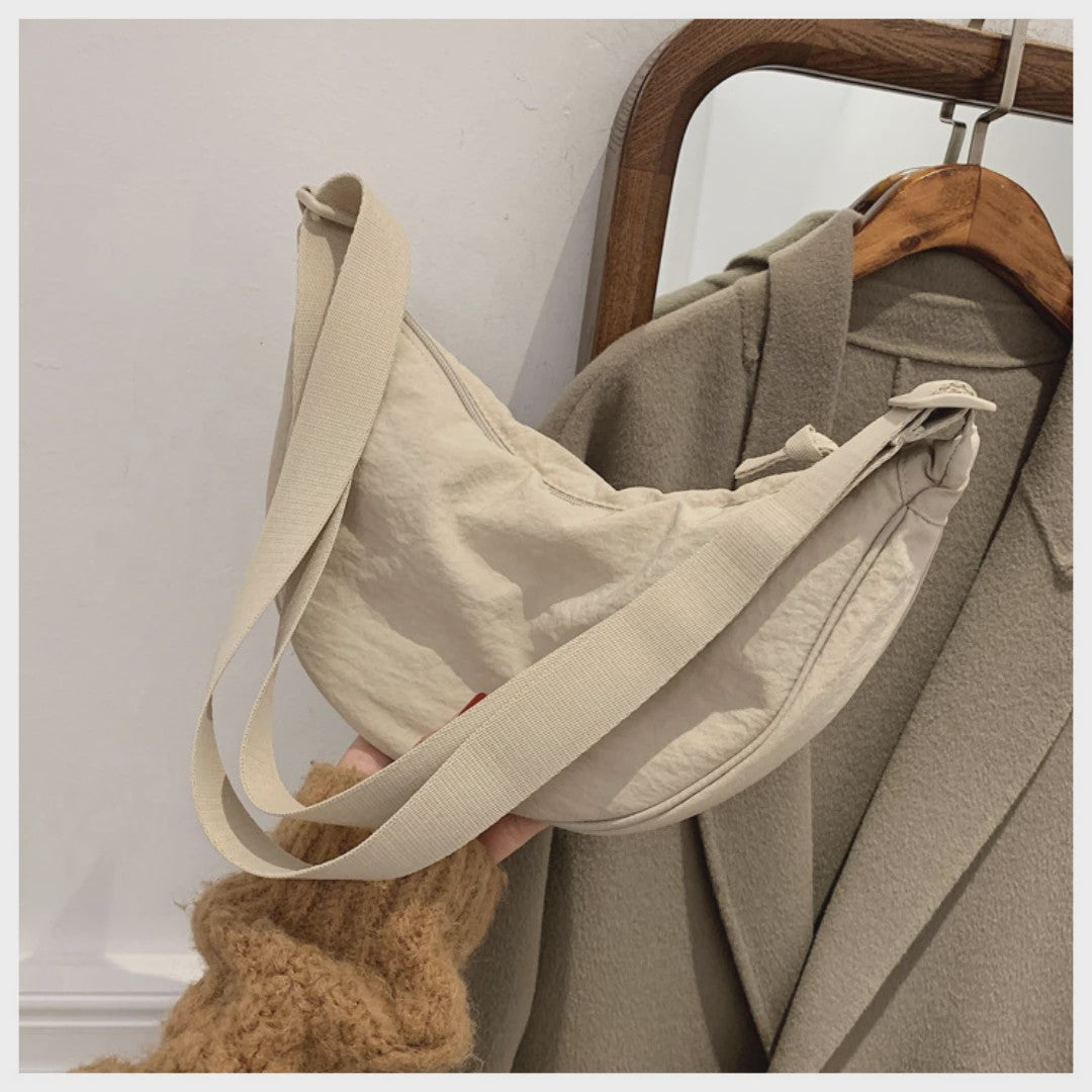 Casual Nylon Hobo Crossbody Tas Dames - Grote Capaciteit Schoudertas voor Reizen