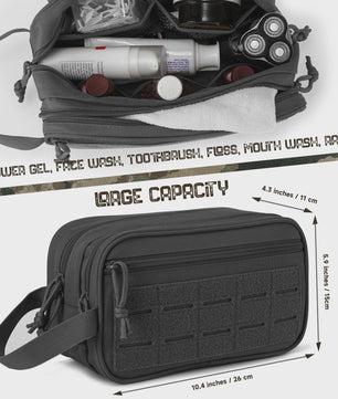 Tactische Toilet Tassen Organizer Heren - Waterafstotend & MOLLE Compatibel