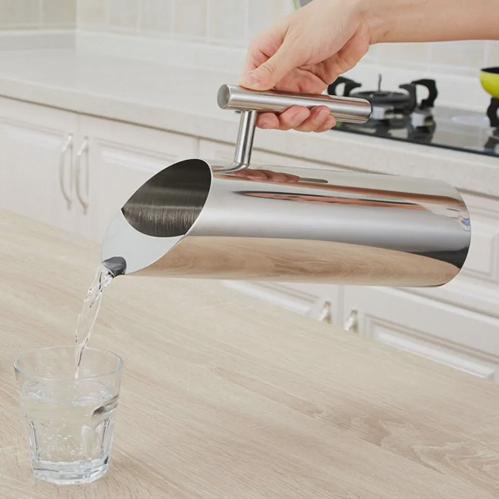 RVS Waterkan met Schenktuit - Modern & Hittebestendig voor Warme en Koude Dranken