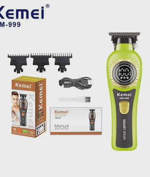 Kemei KM-999 Professionele Draadloze Trimmer met Digitaal Display