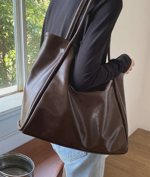Dames Tote Bag met Textuur - Ruim, Niche Design, Schoudertas voor Dagelijks Gebruik