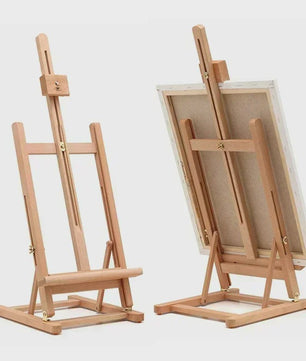 Draagbare Houten Tafel Ezel - Verstelbaar Atelier Ezel voor Schilderen & Tekenen
