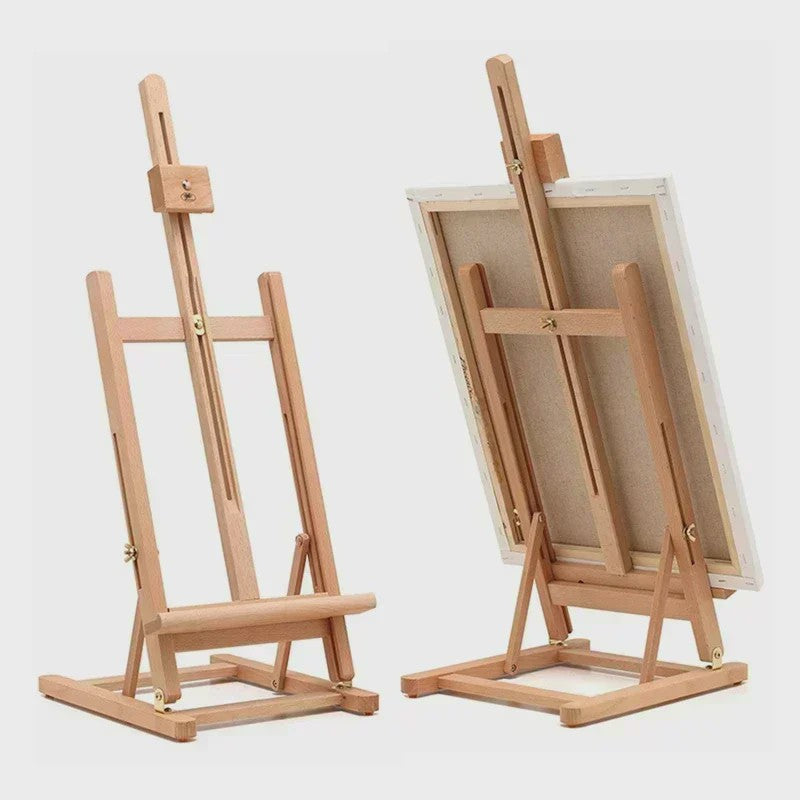 Draagbare Houten Tafel Ezel - Verstelbaar Atelier Ezel voor Schilderen & Tekenen
