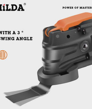 HILDA Snoerloze Multitool met 6 Variabele Snelheden - Krachtig Elektrisch Gereedschap voor Zagen, Trimmen en Schuren