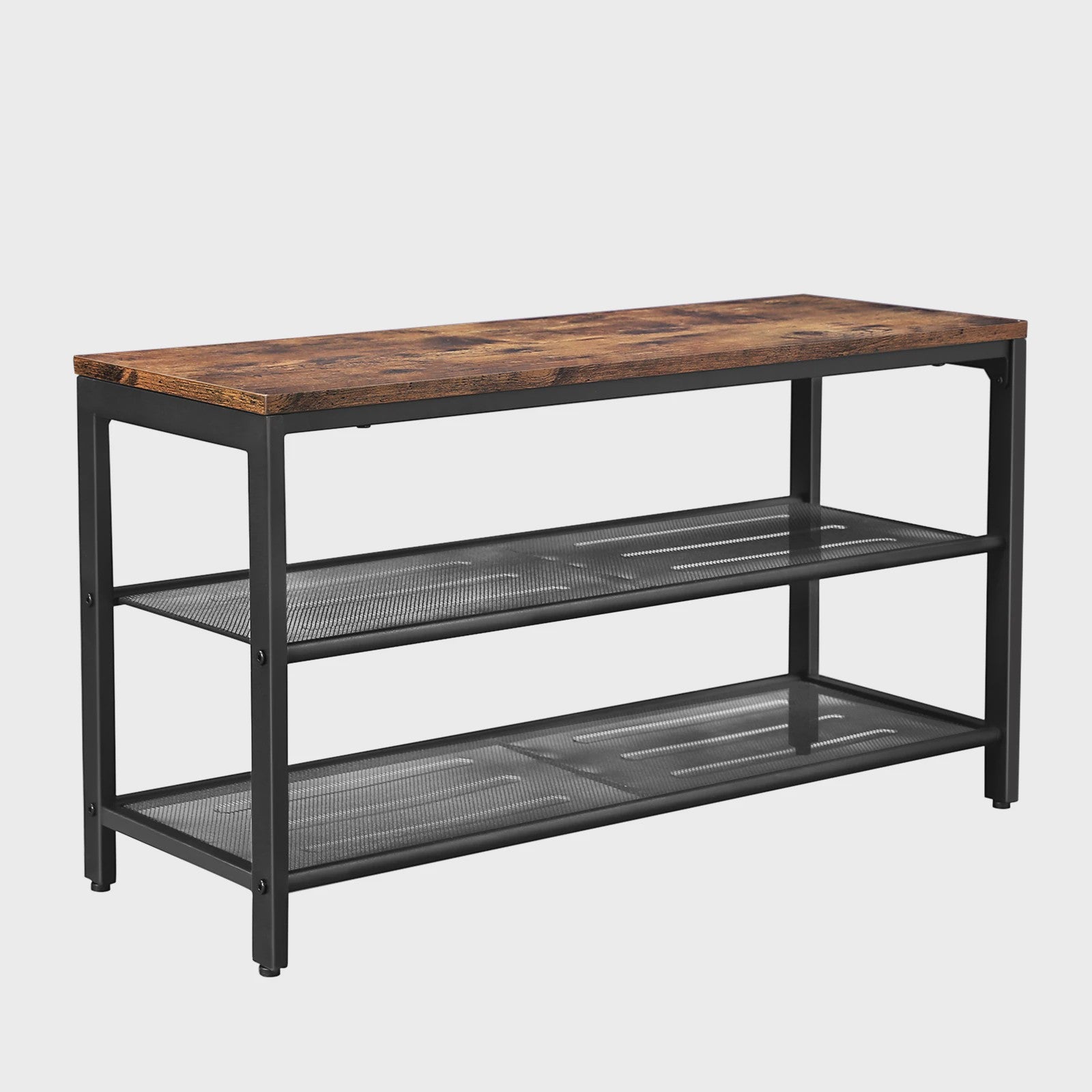 VASAGLE Schoenenbank met 2 Niveaus - 80x30x44.5 cm - Stijlvol en Praktisch voor de Hal