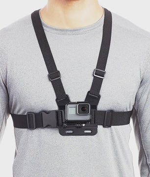 Verstelbare Borstband Mount Harness voor GoPro & Actiecamera's
