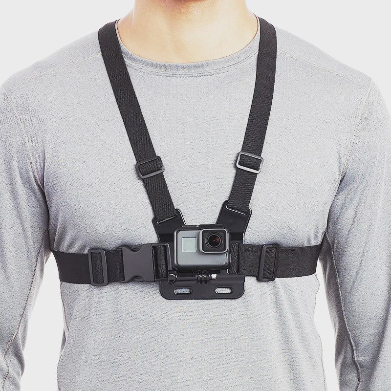 Verstelbare Borstband Mount Harness voor GoPro & Actiecamera's