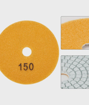 4-Inch Diamant Polijstschijven Set (30-10000 Grit) voor Nat/Droog Gebruik - Steen, Beton, Marmer