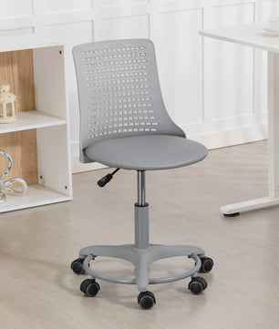 Ergonomische Bureau Stoel Grijs - Draaibaar, Verstelbaar & Ventilerend