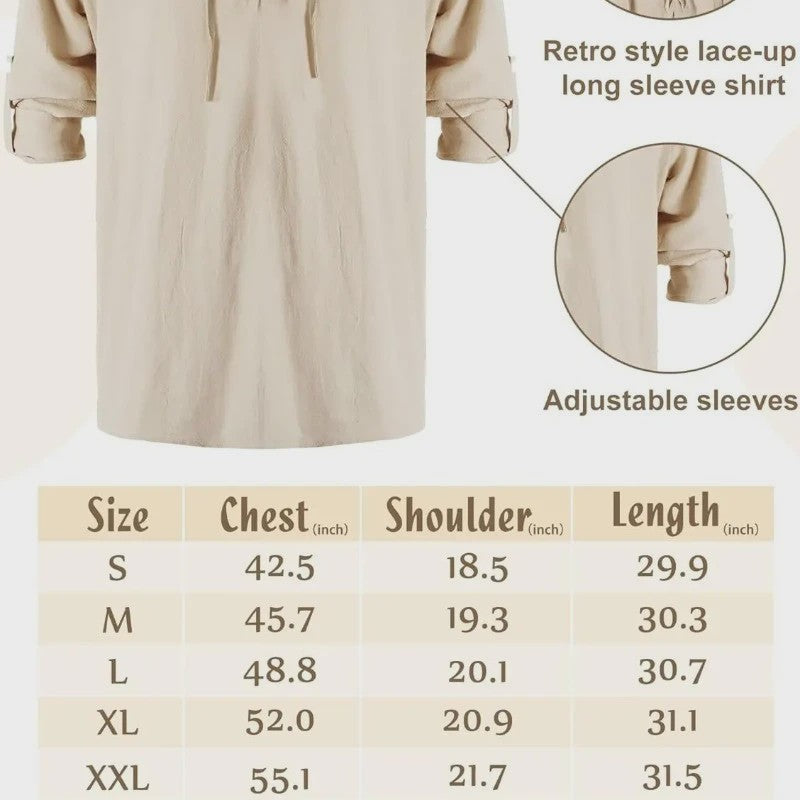 Herencostuum Middeleeuwse Piraat/Viking - Renaissance Set met Shirt, Broek, Riem & Armboeien