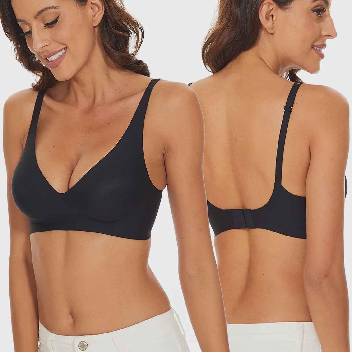 Sexy Seamless Bra Wire Free Brassiere Adjustable Wireless Bras Women Underwear Female Push Up Padded Bralette Lingerie Intimates