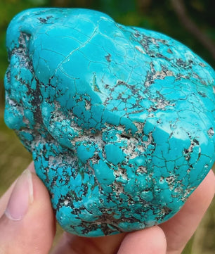 Ruwe Turquoise Kristal - Natuurlijke Energie Steen voor Healing en Decoratie