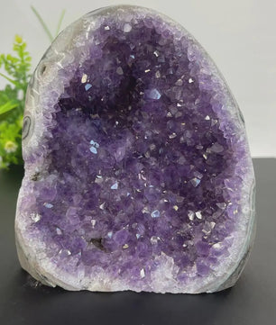 Natuurlijke Amethist Geode Kristal Cluster - Unieke Ruwe Kwarts Decoratie