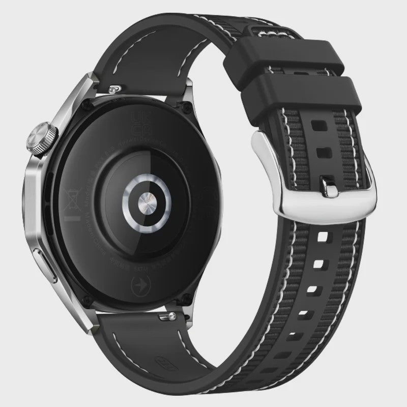 22mm Nylon & Siliconen Horlogeband voor Huawei Watch GT/Pro (46mm)