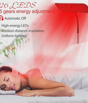 LED Roodlichttherapie Paneel met Standaard - 660nm & 850nm Nabij-Infrarood