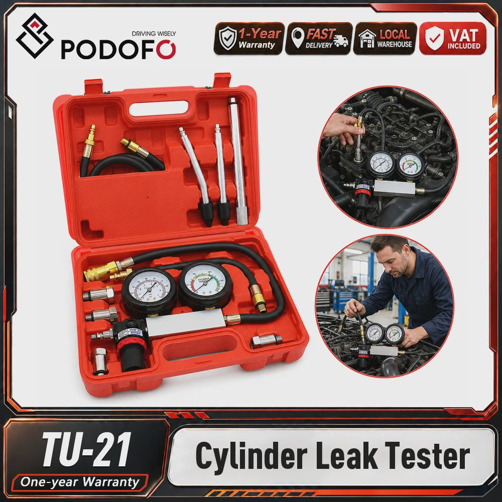 Cilinderlek Tester Kit - Professionele Motor Diagnose Tool met Uitbreidingen