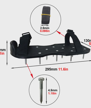 Beluchtingsschoenen met Spikes - Voor Tuinonderhoud en Betonwerken