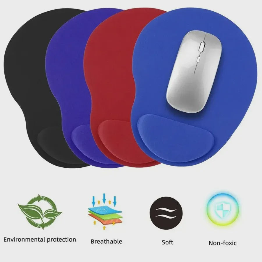 Ergonomische Muispad met Polssteun - Comfortabel, Antislip voor Kantoor & Gaming