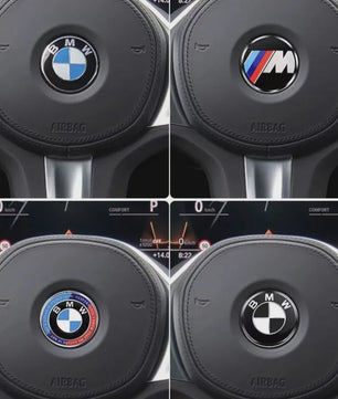 45mm BMW Stuurwiel Badge Embleem Sticker - M Performance Styling