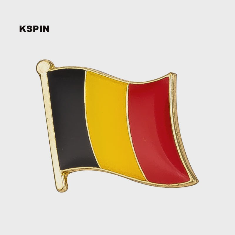 Belgische Vlag Speld - Stijlvolle Badge voor Kleding en Tassen